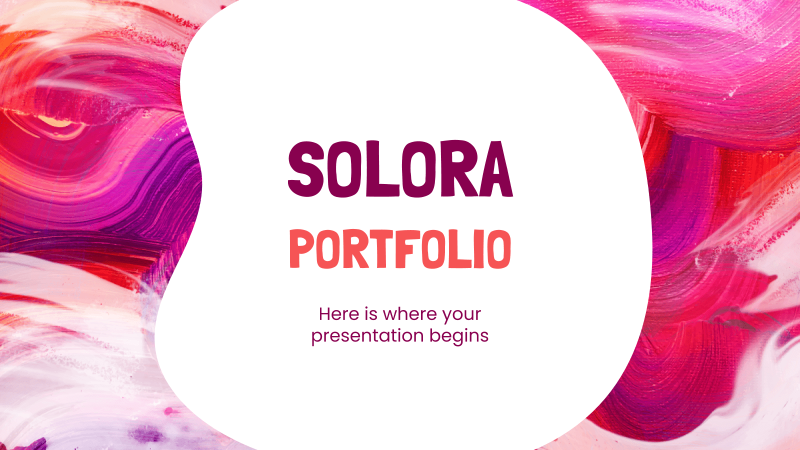Solora公文包PowerPoint模板